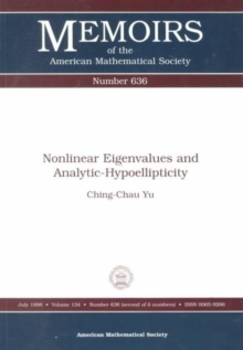 Image for Nonlinear Eigenvalues and Analytic-hypoellipticity
