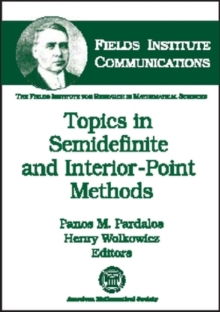 Image for Topics in Semidefinite and Interior-point Methods