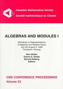 Algebras and Modules, Volume 1