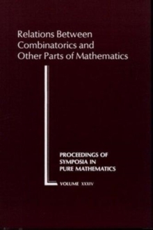 Relations Between Combinatorics and Other Parts of Mathematics