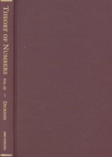 Image for History of the Theory of Numbers, Volume 3