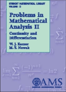 Image for Problems in Mathematical Analysis, Volume 2 : Continuity and Differentiation