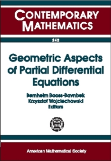 Geometric Aspects of Partial Differential Equations