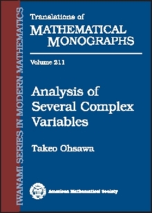 Analysis of Several Complex Variables