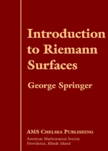 Image for Introduction to Riemann Surfaces