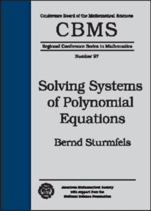 Image for Solving Systems of Polynomial Equations