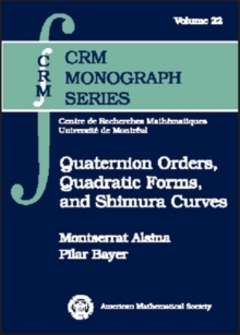 Image for Quaternion Orders, Quadratic Forms, and Shimura Curves