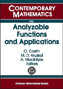 Image for Analyzable Functions and Applications