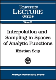 Interpolation and Sampling in Spaces of Analytic Functions