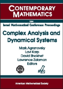 Image for Complex Analysis and Dynamical Systems