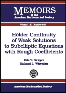 Holder Continuity of Weak Solutions to Subelliptic Equations with Rough Coefficients