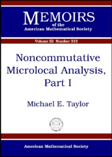 Image for Noncommutative Microlocal Analysis, Part 1