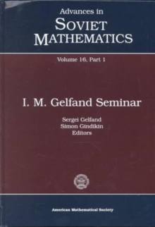 Image for I. M. Gelfand Seminar, Parts 1 & 2
