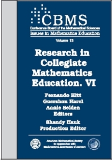 Research in Collegiate Mathematics Education VI