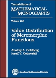 Value Distribution of Meromorphic Functions