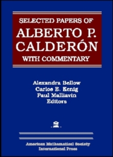 Image for Selected Papers of Alberto P. Calderon with Commentary