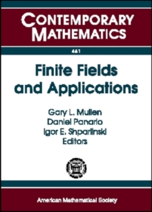 Image for Finite Fields and Applications