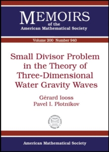 Small Divisor Problem in the Theory of Three-dimensional Water Gravity Waves
