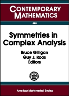 Symmetries in Complex Analysis
