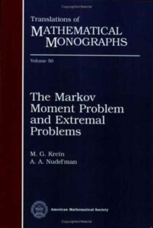 Markov Moment Problem And Extremal Problems