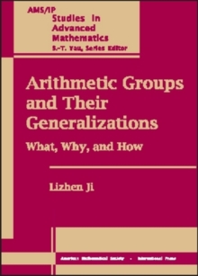 Image for Arithmetic Groups and Their Generalizations