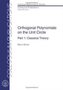 Orthogonal Polynomials on the Unit Circle