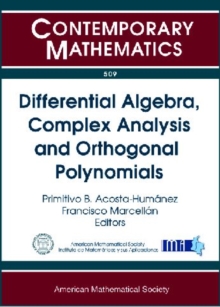 Differential Algebra, Complex Analysis and Orthogonal Polynomials