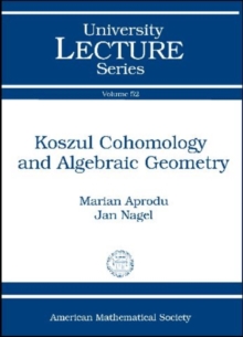 Koszul Cohomology and Algebraic Geometry