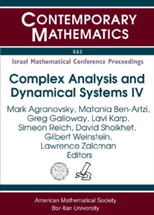 Complex Analysis and Dynamical Systems IV