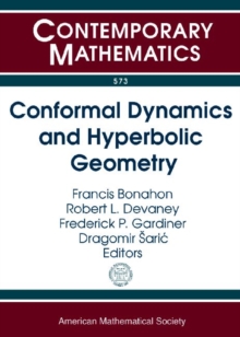 Image for Conformal Dynamics and Hyperbolic Geometry