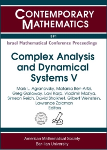 Complex Analysis and Dynamical Systems V