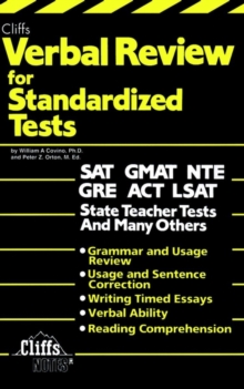 Image for Verbal Review for Standardized Tests