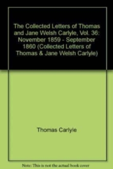 Image for The Collected Letters of Thomas and Jane Welsh Carlyle