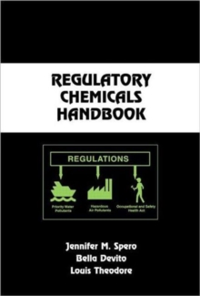 Image for Regulatory Chemicals Handbook