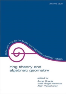 Image for Ring Theory And Algebraic Geometry