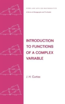 Introduction to Functions of a Complex Variable
