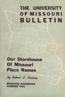 Image for Our Storehouse of Missouri Place Names
