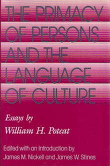 Primacy of Persons and the Language of Culture