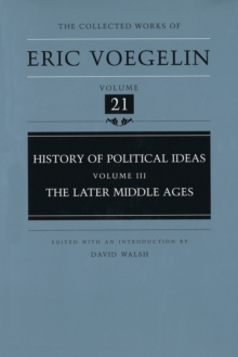 History of Political Ideas (CW21): Later Middle Ages