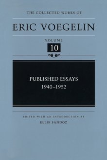 Image for Published Essays, 1940-1952 (CW10)