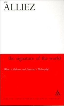 Signature of the World