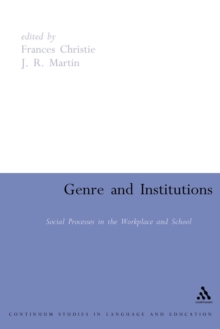 Genre and Institutions