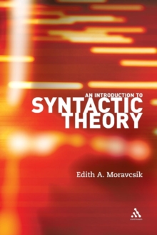 Introduction to Syntactic Theory