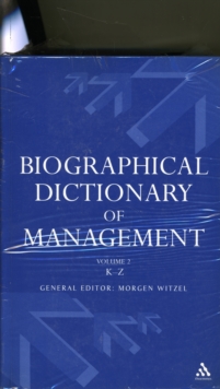 Biographical Dictionary of Management