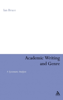 Image for Academic writing and genre  : a systematic analysis