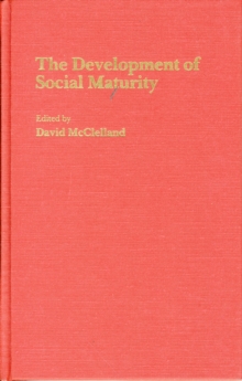 Image for The Development of Social Maturity