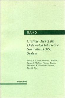 Image for Credible Uses of the Distributed Interactive Simulation (DIS) System