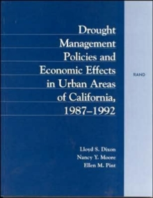 Drought Management Policies and Economic Effects on Urban Areas of California 1987-1992