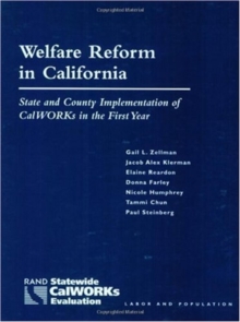 Welfare Reform in California