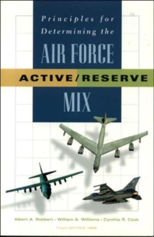 Image for Principles for Determining the Air Force Active/reserve Mix